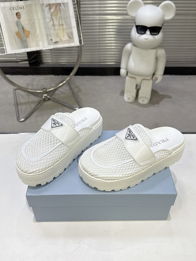 Prada women slippers 1：1 quality-197