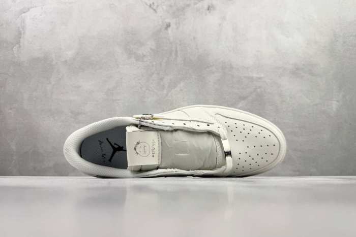 Authentic Jordan 1 Retro Low OG SP  Travis Scott Michael Rubin White Party (Friends and Family)  GS