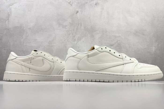 Authentic Jordan 1 Retro Low OG SP  Travis Scott Michael Rubin White Party (Friends and Family)  GS
