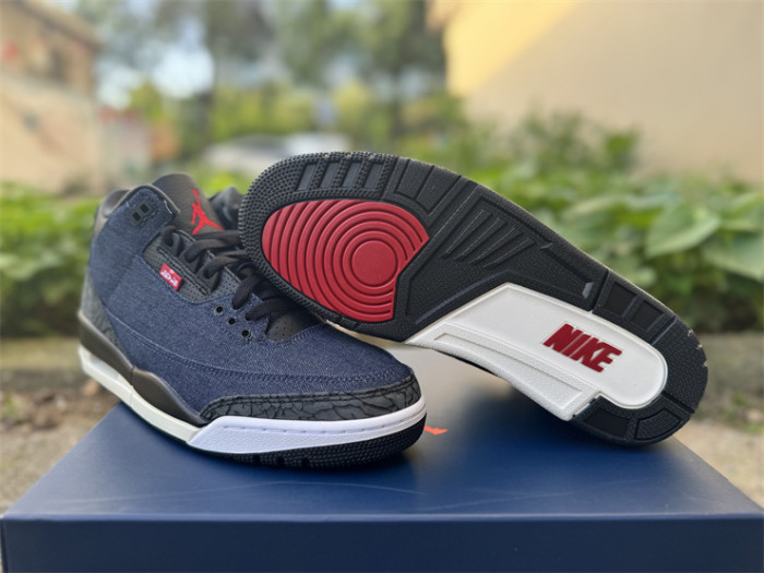 Authentic Jordan 3 Retro Levi’s Indigo