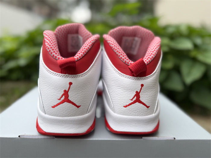 Authentic Air Jordan 10 Retro Red Steel