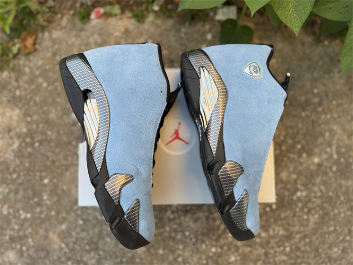 Authentic  Air Jordan 14 Howard PE Blue