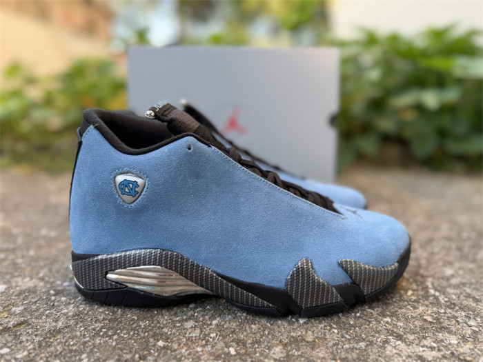 Authentic  Air Jordan 14 Howard PE Blue