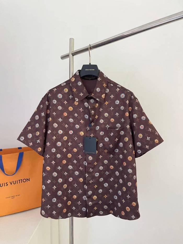 LV Shirt High End Quality-1460