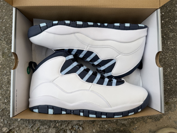 Authentic Air Jordan 10 Retro Ice Blue