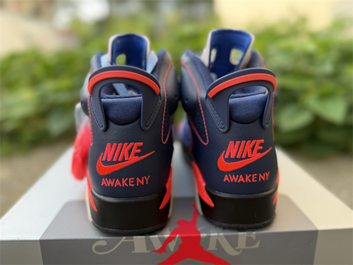 Authentic Awake NY x Air Jordan 6 “Midnight Navy”