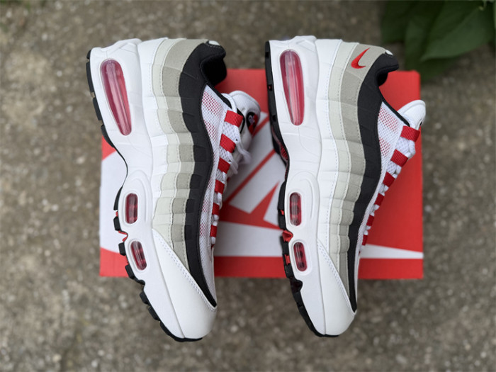 Authentic Nike Air Max 95 OG Big Bubble Comet Red