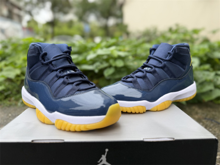 Authentic Air Jordan 11 Michigan