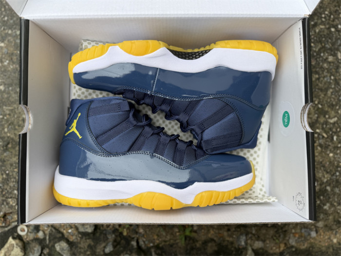 Authentic Air Jordan 11 Michigan