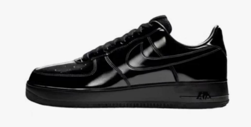 Authentic Nike Air Force 1 07 Premium Patent Leather Black Women