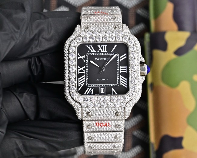 Cartier Watches High End Quality-025（Moissanite Diamond)