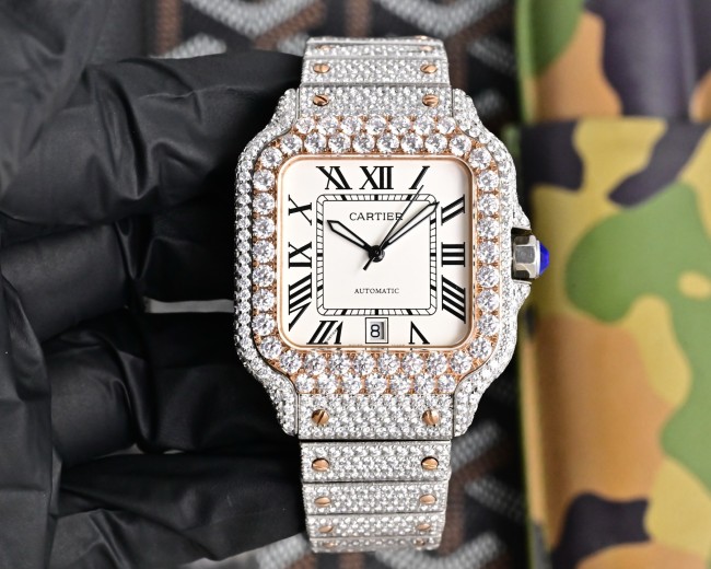 Cartier Watches High End Quality-034（Moissanite Diamond)