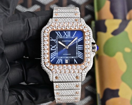 Cartier Watches High End Quality-021（Moissanite Diamond)