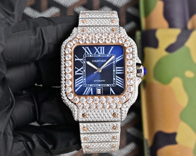 Cartier Watches High End Quality-021（Moissanite Diamond)