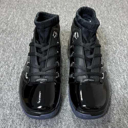 Authentic Air Jordan 17 Low ‘Black Patent’