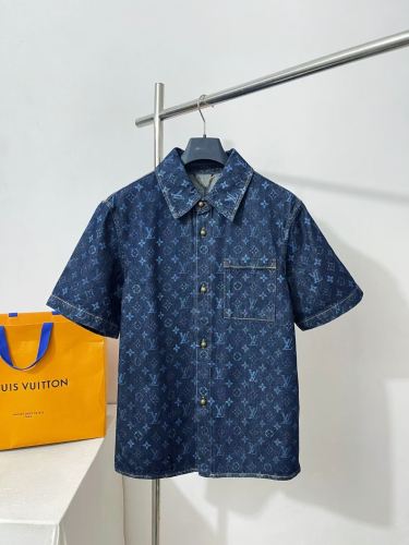 LV Shirt High End Quality-1502