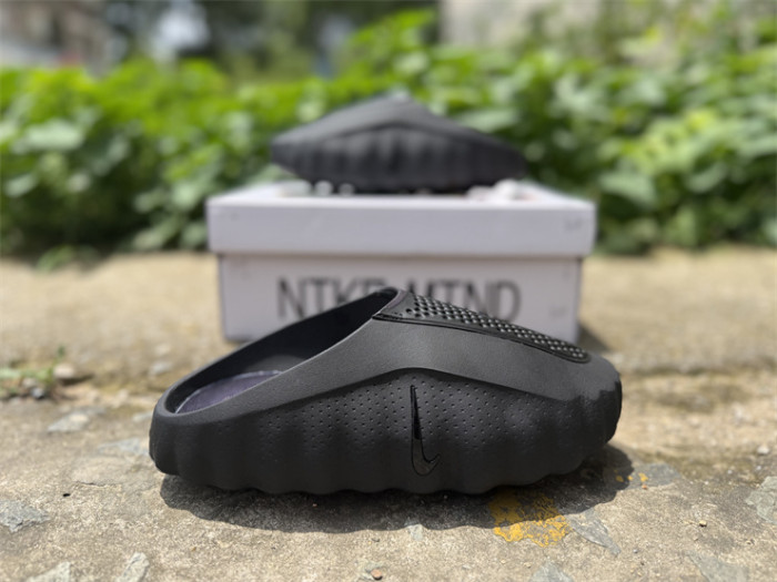 Authentic Nike Mind 001 Slide Triple Black (fit small)