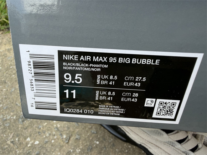 Authentic Nike Air Max 95 Big Bubble City Pack Paris Atelier