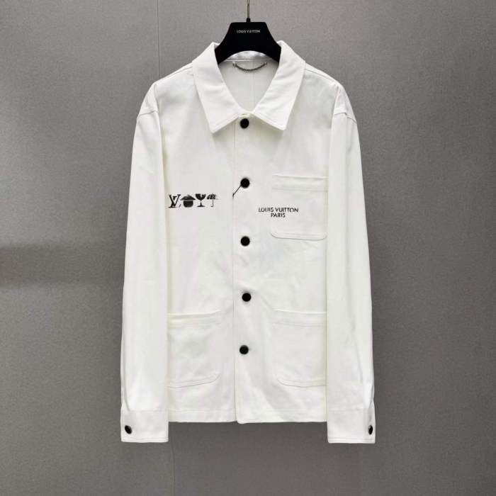 LV Shirt High End Quality-1518