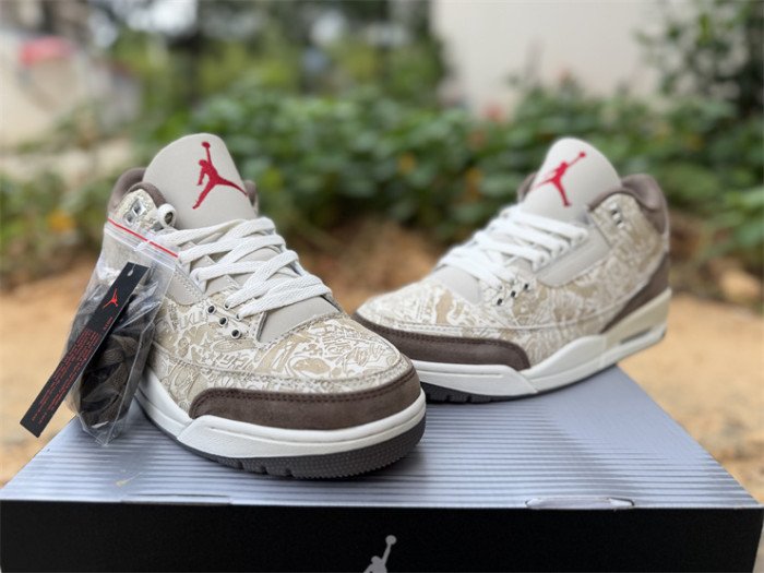 Authentic Air Jordan 3 Retro Laser