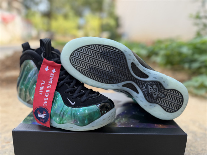 Authentic Nike Air Foamposite One “Galaxy” Green