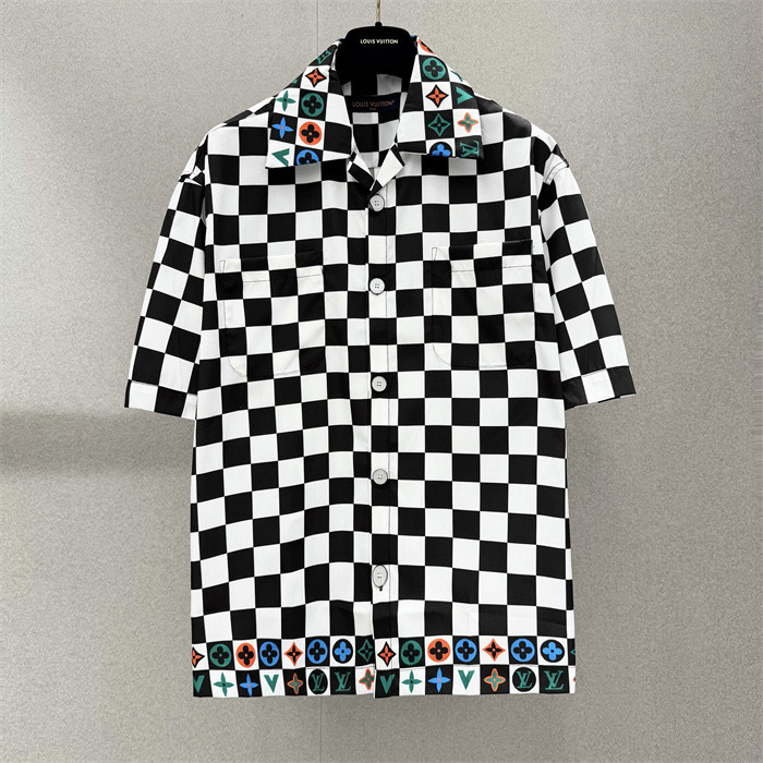 LV Shirt High End Quality-1547
