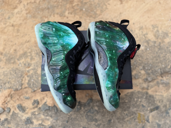 Authentic Nike Air Foamposite One “Galaxy” Green