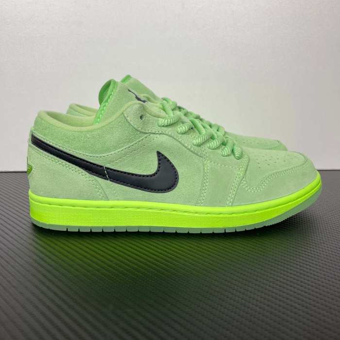 Authentic Air Jordan 1 Low SE  Lime Blast