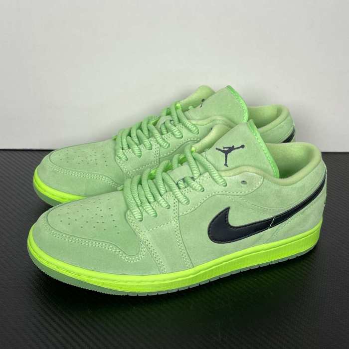 Authentic Air Jordan 1 Low SE  Lime Blast