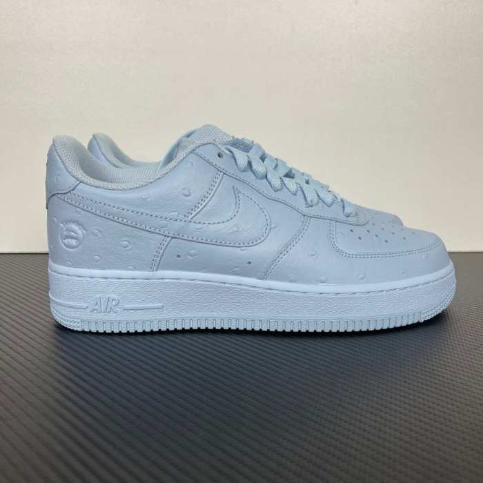 Authentic Travis Scott x Nike Air Force 1 Low '07 'Ice Blue'