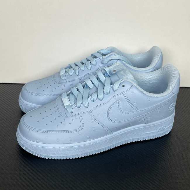 Authentic Travis Scott x Nike Air Force 1 Low '07 'Ice Blue'