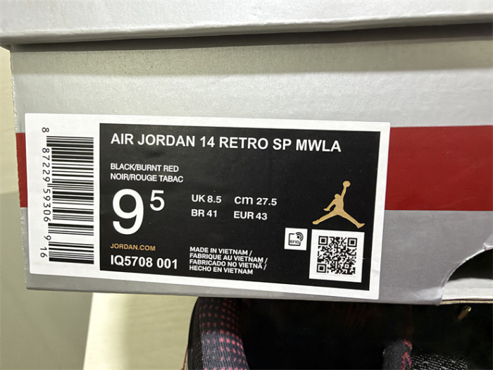 Authentic Mowalola x Air Jordan 14