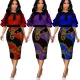 Sexy Fashion Digital Print Women Dress