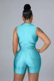 Women's Fashion Temperament Commuter Solid Color Sleeveless Tank Top Pants Set