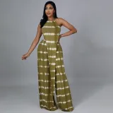 women's fashion two piece printed plus size suit