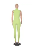 Stretch Pit Zip Ladies Jumpsuit Candy Multicolor