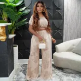 New women's tie-dye plus size fashion casual suit