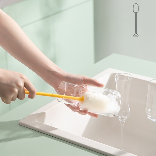 long handle cleaning cup brush