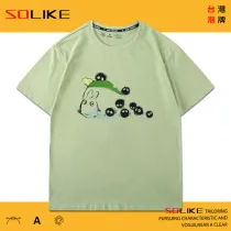 純棉 小豆豆龍灰塵精靈短T 三件1099
