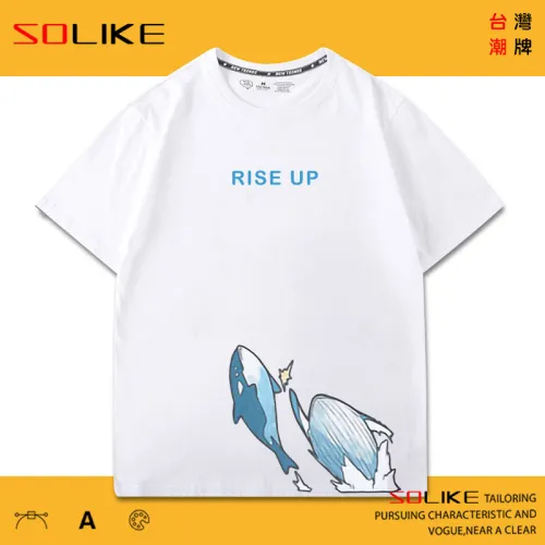 純棉 暴力鯊魚短T 三件1099