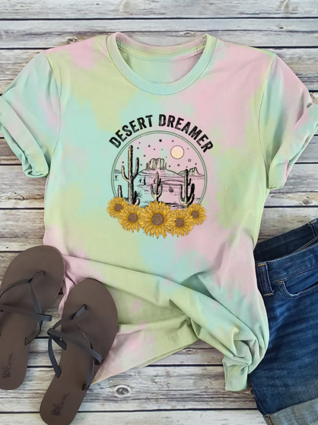 Desert Dreamer Boutique Oversized Boyfriend Tie Dye Tee Couture Fashion
