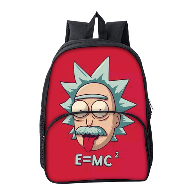 Rick and Morty Cartoon Children School Bag Backpack BB-003