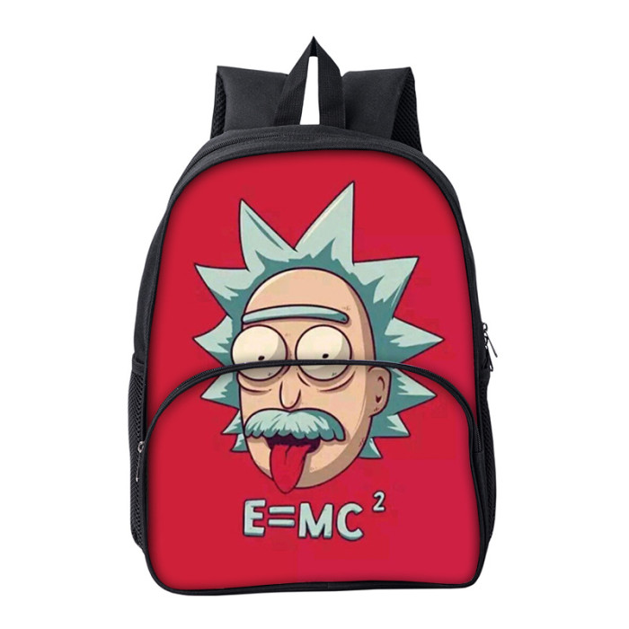 Rick and Morty Cartoon Children School Bag Backpack BB-003