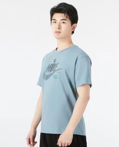 Nike Summer  First internode  Folower Print Men's Short Sleeve T-shirt US Size SNK-004