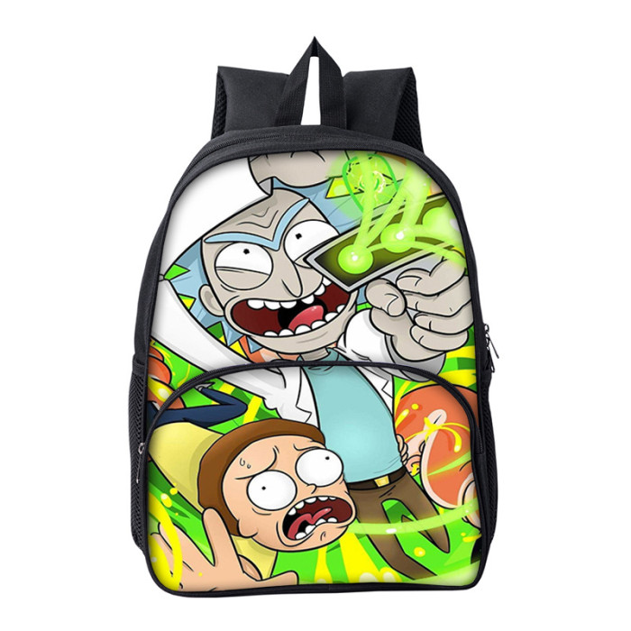 Rick and Morty Cartoon Children School Bag Backpack BB-003