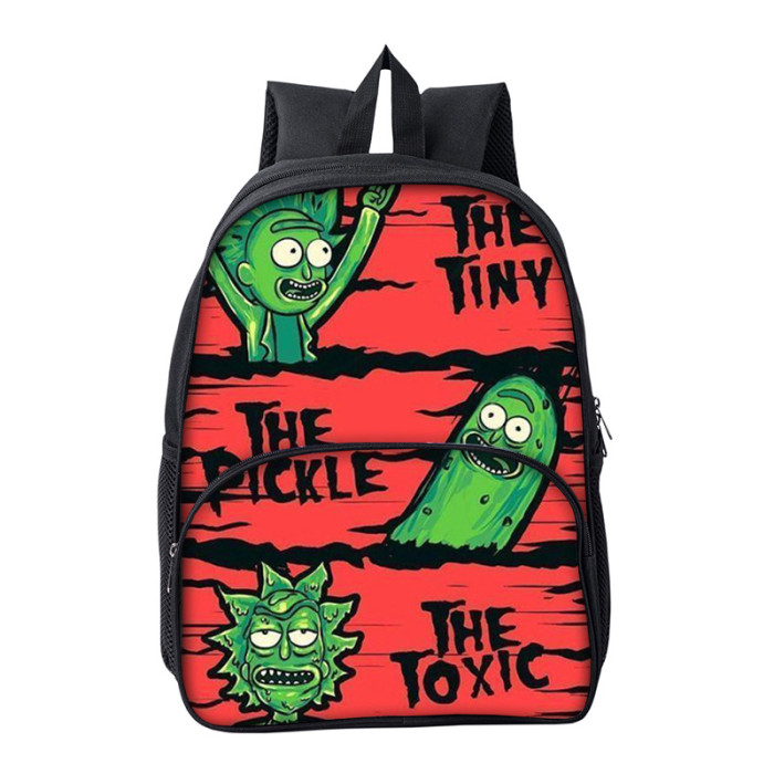 Rick and Morty Cartoon Children School Bag Backpack BB-003