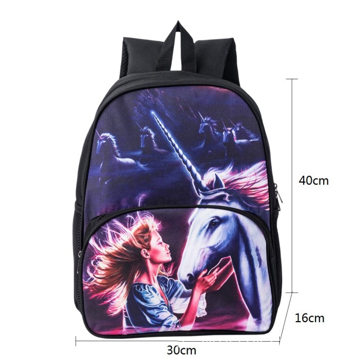 Rick and Morty Cartoon Children School Bag Backpack BB-003