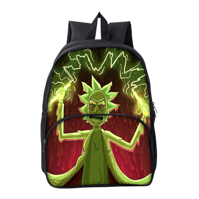 Rick and Morty Cartoon Children School Bag Backpack BB-003