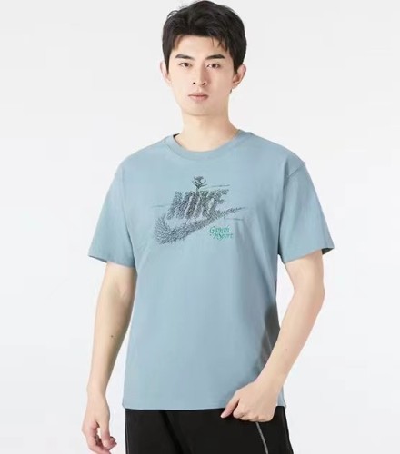Nike Summer  First internode  Folower Print Men's Short Sleeve T-shirt US Size SNK-004