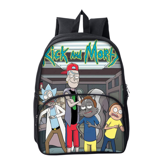 Rick and Morty Cartoon Children School Bag Backpack BB-003